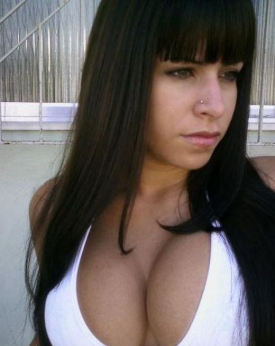 breasts cleavage girl