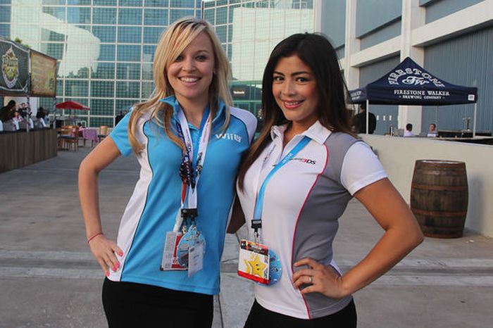 Electronic Entertainment Expo (E3) 2012 trade show girls