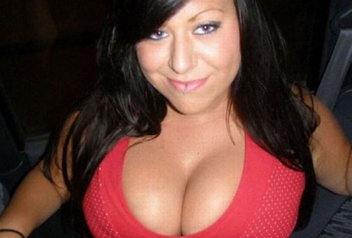 breasts cleavage girl