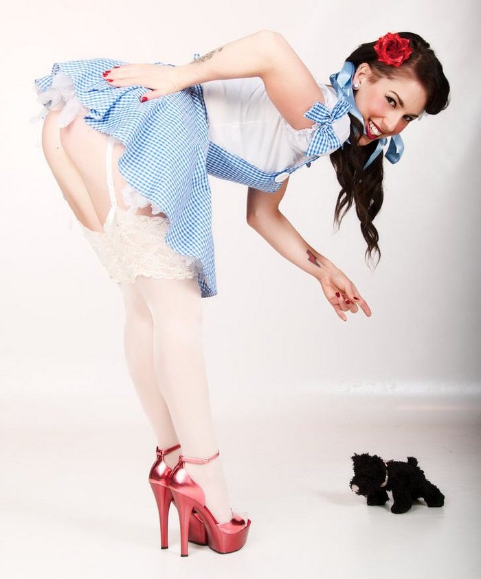 pin-up girl model