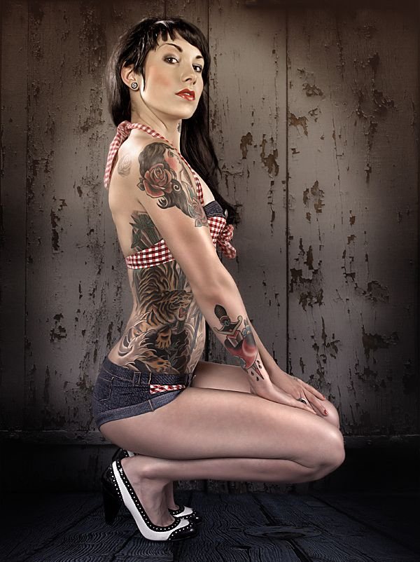 pin-up girl model