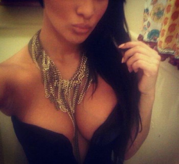 breasts cleavage girl