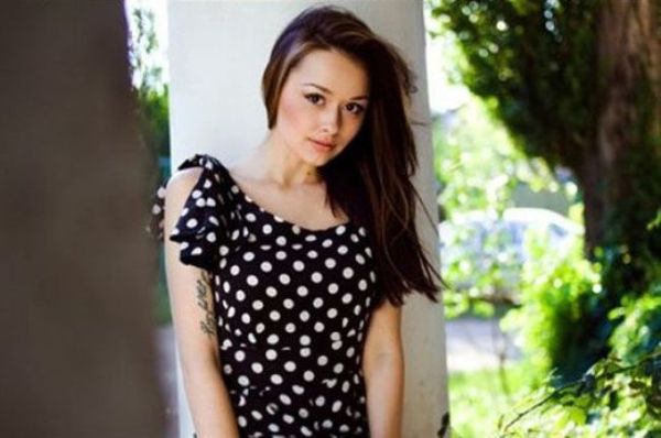 young teen college girl portrait
