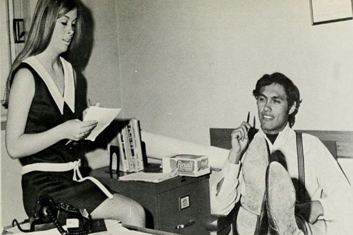 secretary girl in the past