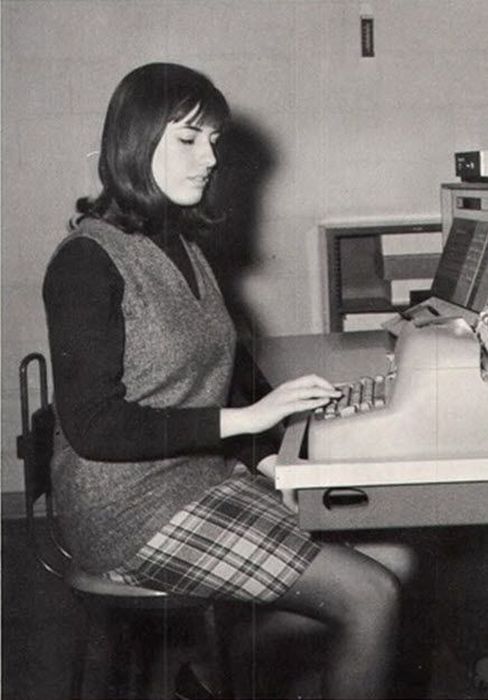 secretary girl in the past