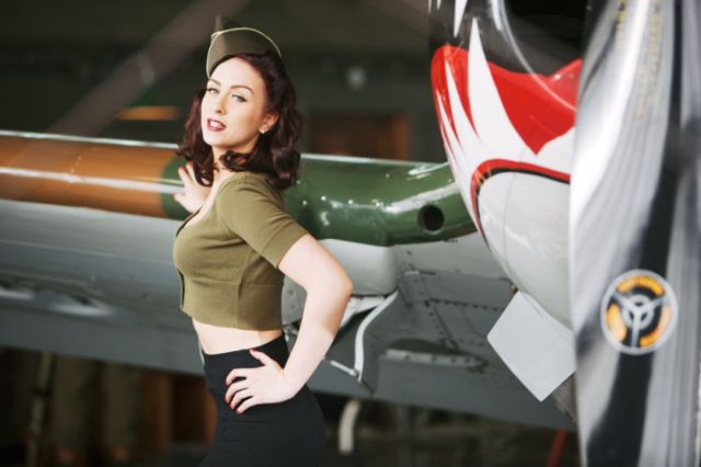 pin-up girl model