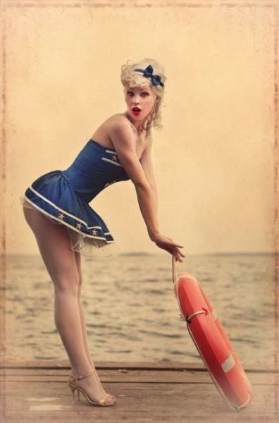 pin-up girl model