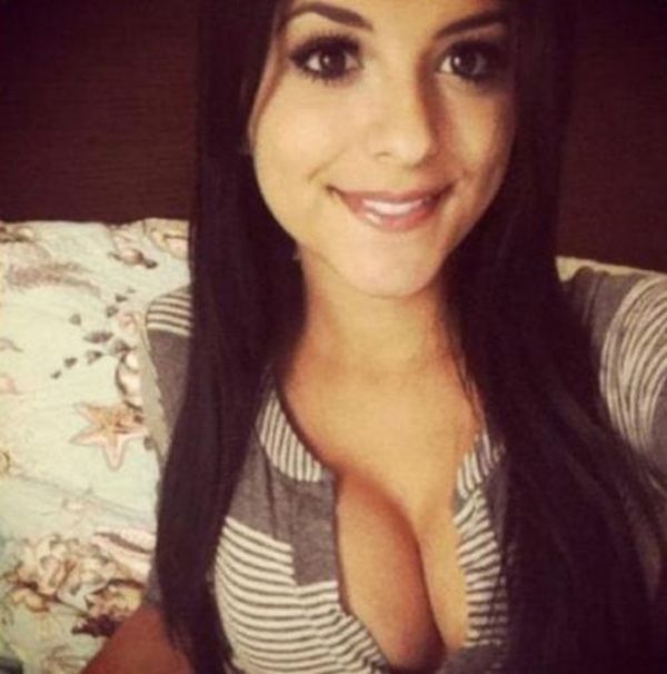 breasts cleavage girl