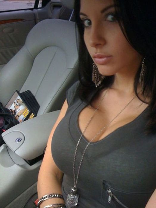 breasts cleavage girl