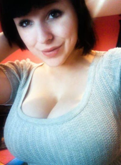 breasts cleavage girl