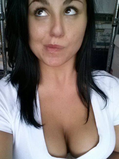 breasts cleavage girl