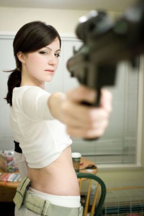 girl with a gun