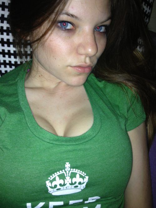 breasts cleavage girl