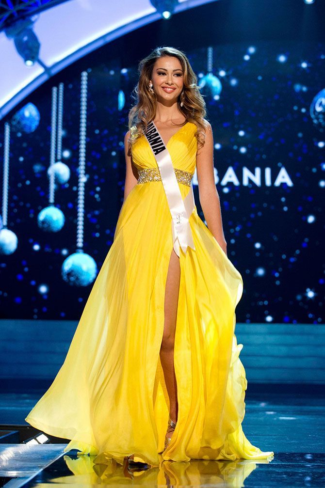 Contestants of beauty pageant, Miss Universe 2012, Las Vegas, Nevada, United States