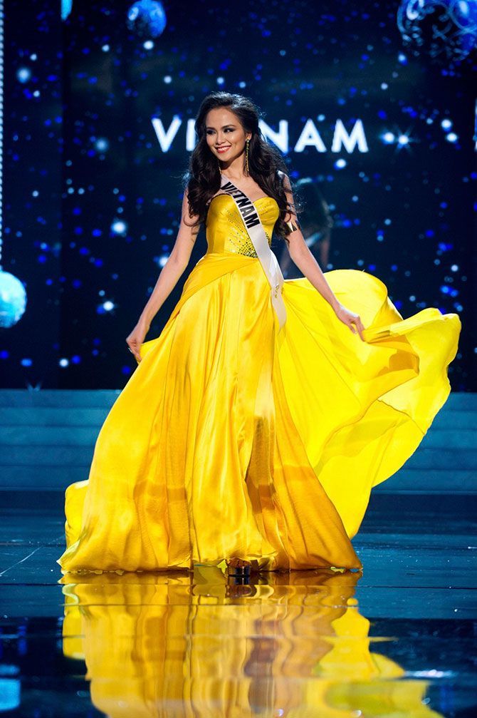 Contestants of beauty pageant, Miss Universe 2012, Las Vegas, Nevada, United States