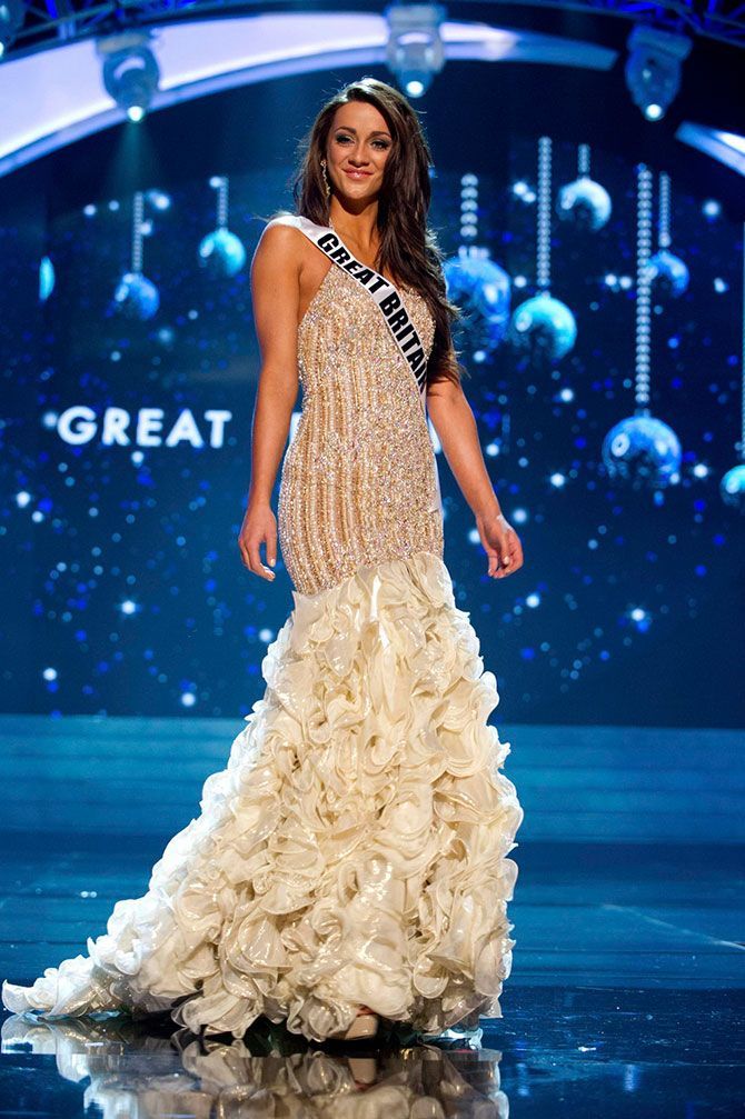 Contestants of beauty pageant, Miss Universe 2012, Las Vegas, Nevada, United States