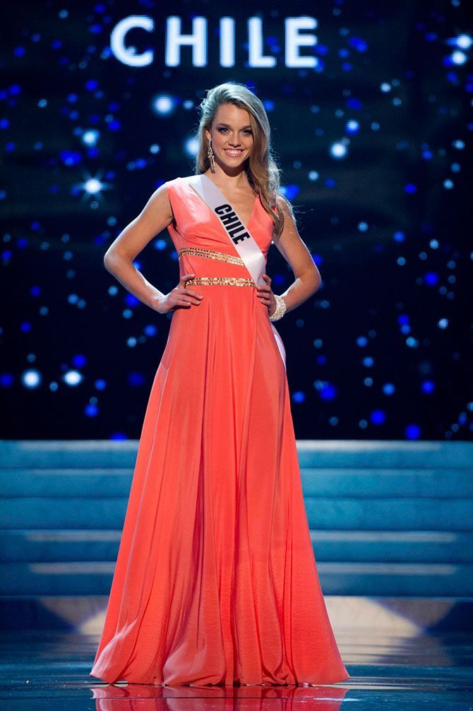 Contestants of beauty pageant, Miss Universe 2012, Las Vegas, Nevada, United States