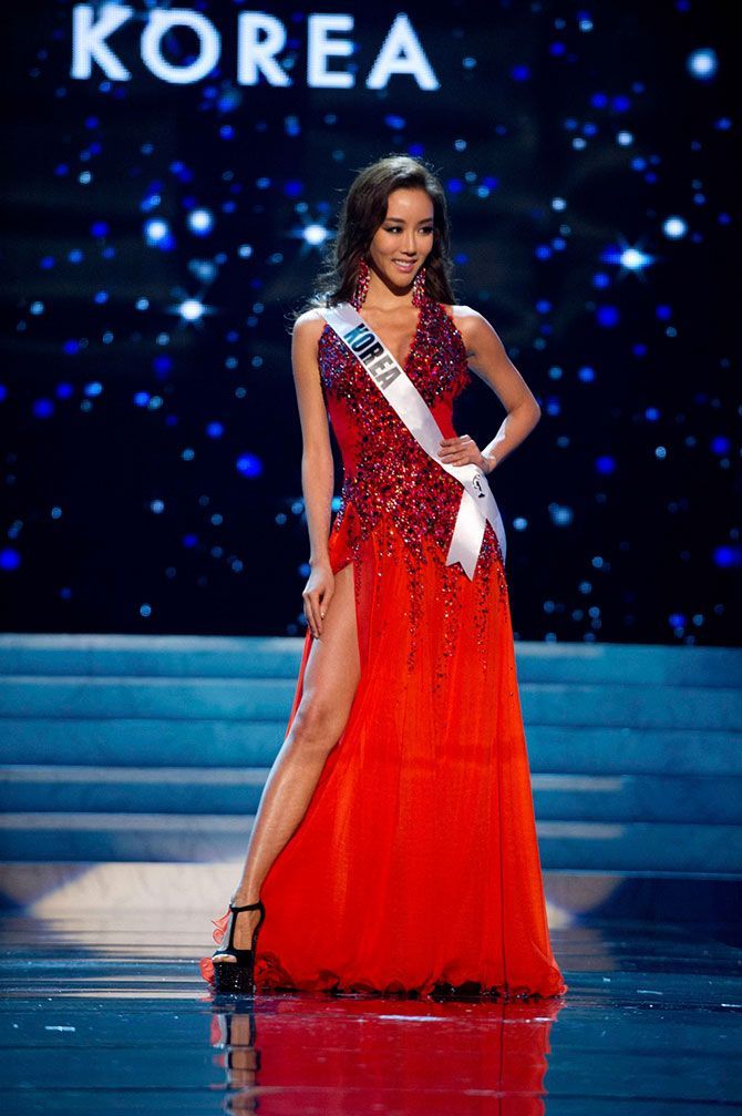 Contestants of beauty pageant, Miss Universe 2012, Las Vegas, Nevada, United States