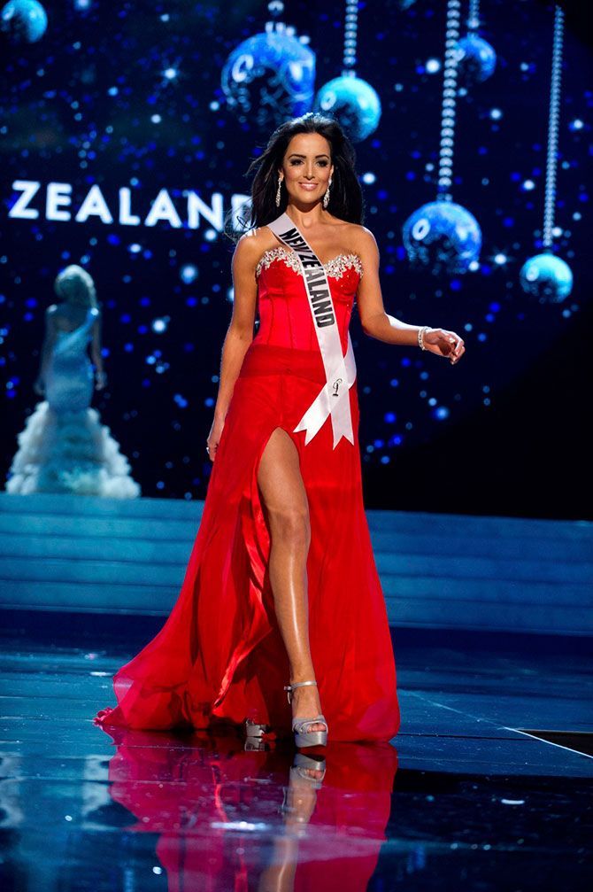 Contestants of beauty pageant, Miss Universe 2012, Las Vegas, Nevada, United States