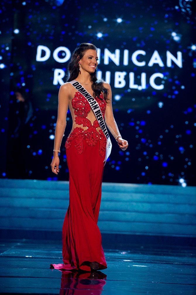 Contestants of beauty pageant, Miss Universe 2012, Las Vegas, Nevada, United States