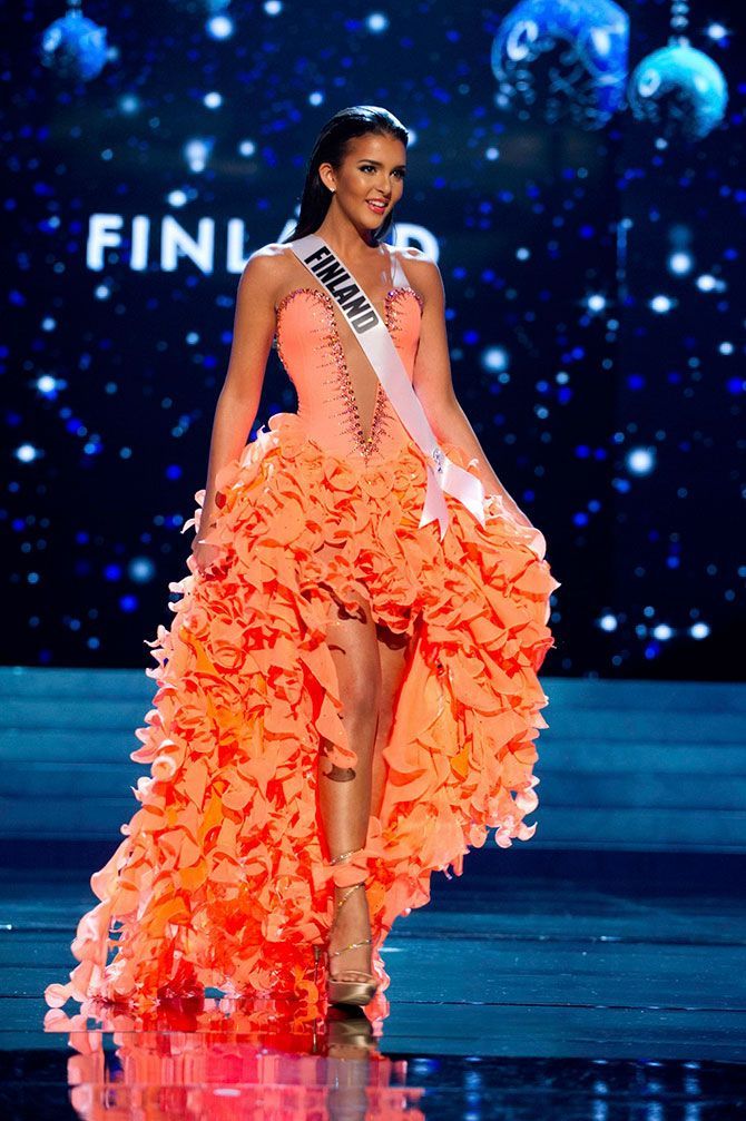 Contestants of beauty pageant, Miss Universe 2012, Las Vegas, Nevada, United States