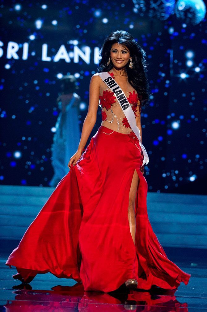 Contestants of beauty pageant, Miss Universe 2012, Las Vegas, Nevada, United States