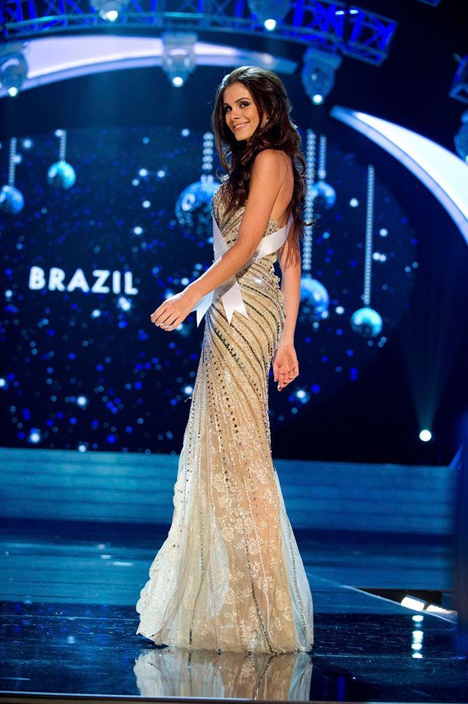 Contestants of beauty pageant, Miss Universe 2012, Las Vegas, Nevada, United States