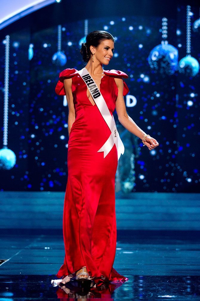 Contestants of beauty pageant, Miss Universe 2012, Las Vegas, Nevada, United States