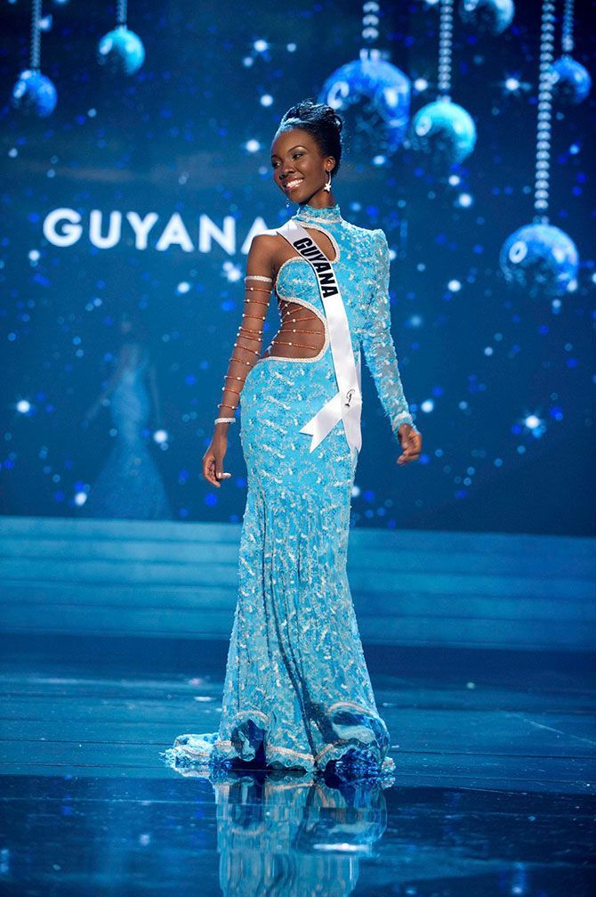 Contestants of beauty pageant, Miss Universe 2012, Las Vegas, Nevada, United States