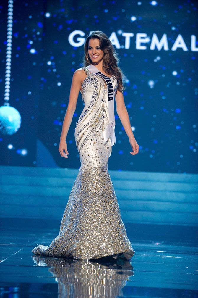 Contestants of beauty pageant, Miss Universe 2012, Las Vegas, Nevada, United States