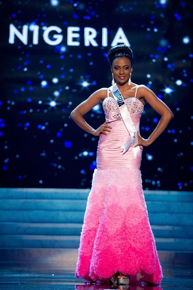 Contestants of beauty pageant, Miss Universe 2012, Las Vegas, Nevada, United States