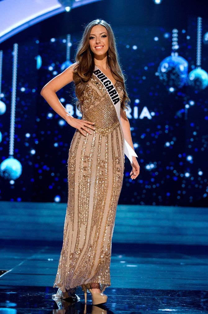 Contestants of beauty pageant, Miss Universe 2012, Las Vegas, Nevada, United States
