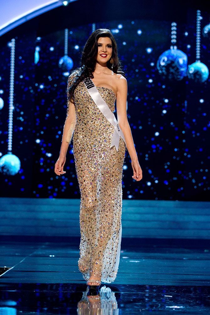 Contestants of beauty pageant, Miss Universe 2012, Las Vegas, Nevada, United States