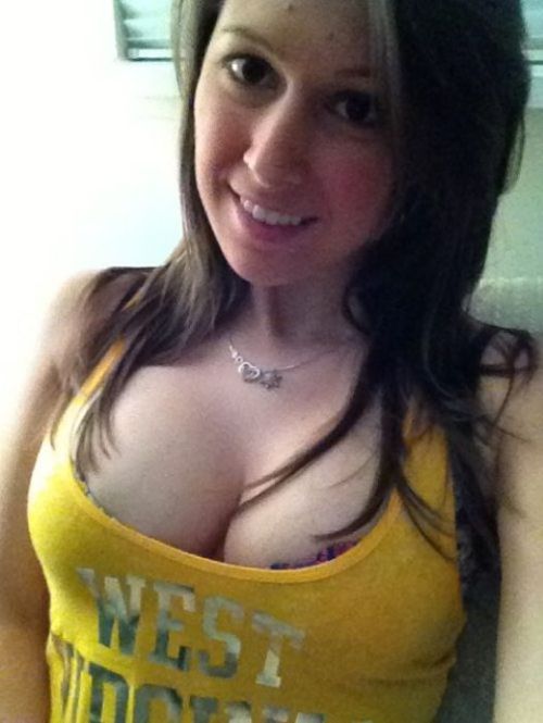 breasts cleavage girl