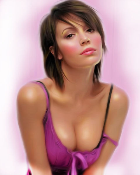 celebrity girl portrait