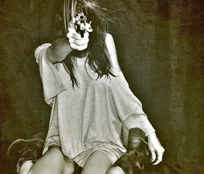 girl with a gun