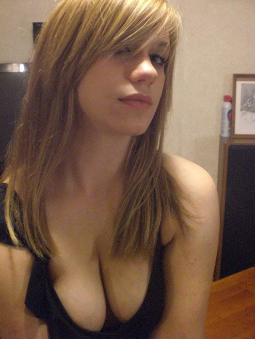 breasts cleavage girl