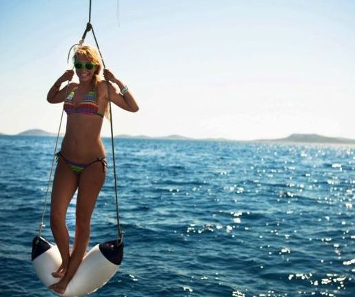 summer bikini beach girls recreate on yacht vessels