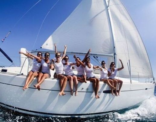 summer bikini beach girls recreate on yacht vessels