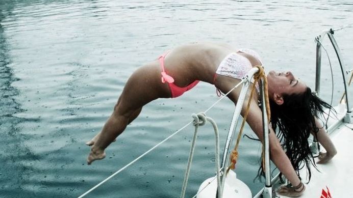 summer bikini beach girls recreate on yacht vessels