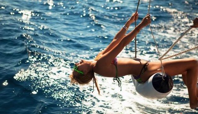 summer bikini beach girls recreate on yacht vessels