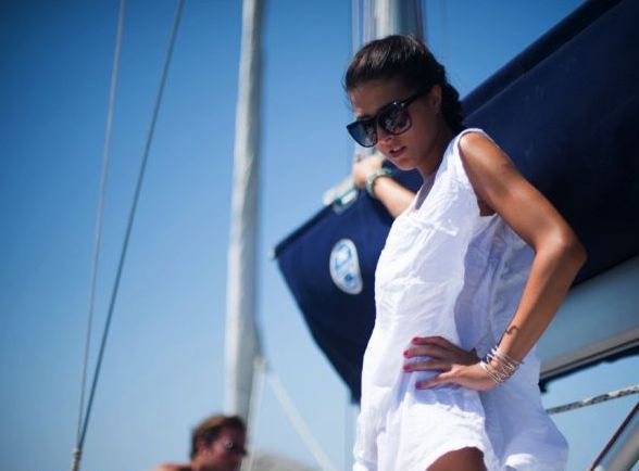 summer bikini beach girls recreate on yacht vessels