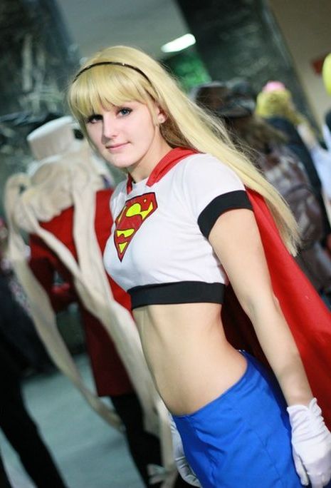 girl wearing superhero costume