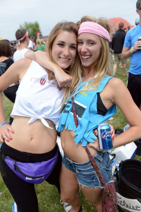 Indy 500 Snake Pit infield girls