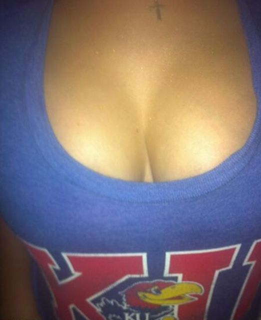 kuboobs breasts cleavage girl
