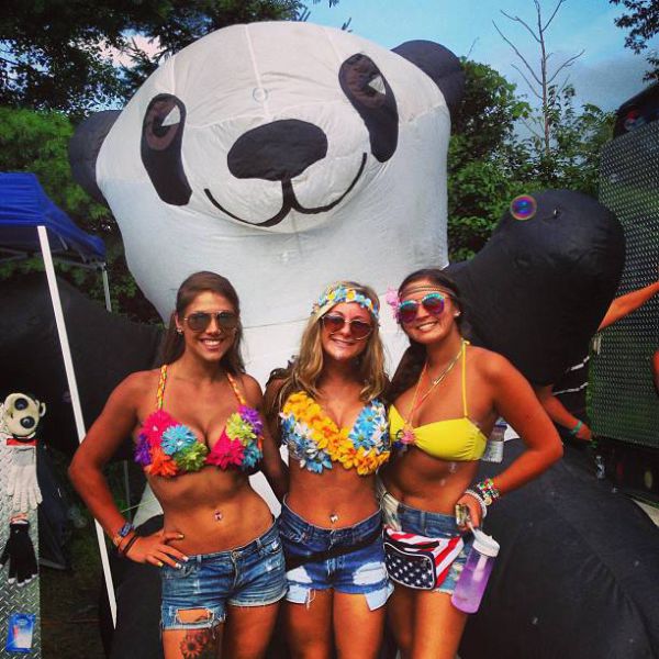 Camp Bisco 2013 girls, Indian Lookout Country Club, New York, United States