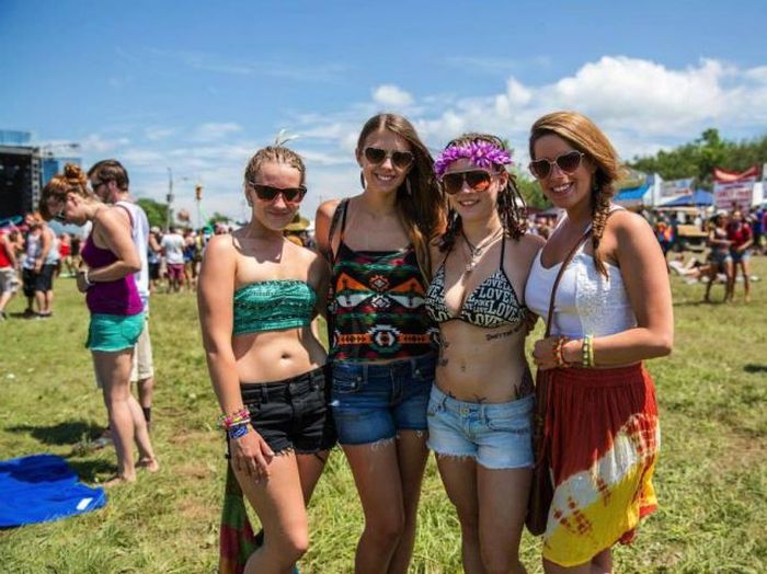 Camp Bisco 2013 girls, Indian Lookout Country Club, New York, United States