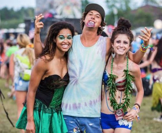 Camp Bisco 2013 girls, Indian Lookout Country Club, New York, United States