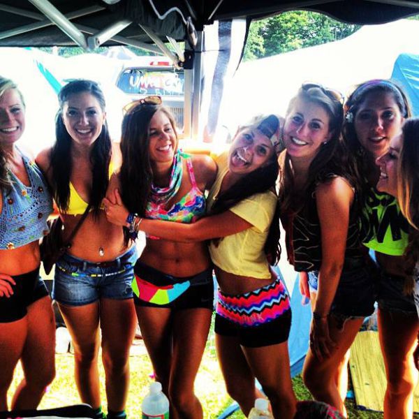 Camp Bisco 2013 girls, Indian Lookout Country Club, New York, United States