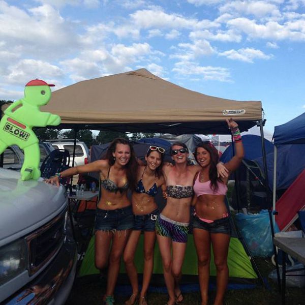 Camp Bisco 2013 girls, Indian Lookout Country Club, New York, United States